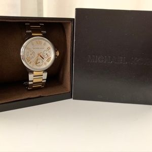 Camille Silver-Tone Multifunction Watch MK-5760